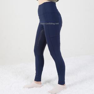 Vêtements équestres supérieurs Leggings de cheval de haute qualité Culottes d'équitation populaires Collants d'équitation personnalisés avec poches pour téléphone - Product Image 5