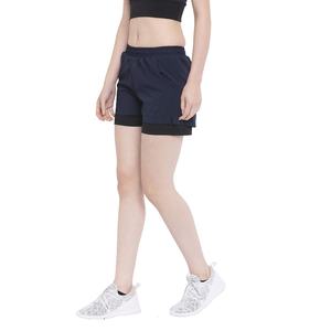 OEM Custom Jogging Gym <b>Shorts</b> for <b>Women</b> Plus Size Breathable Cotton Black and <b>White</b> Waterproof Fitness Print Board <b>Shorts</b> - Product Image 2