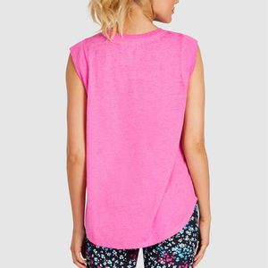 Custom made wholesale womens cotton tank <b>top</b> sleeveless casual gym yoga fashion summer <b>crop</b> wear with logo design printing - Product Image 3