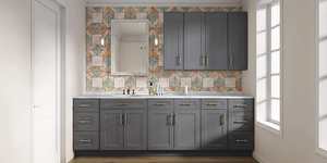 Diseños de gabinetes de cocina modulares asequibles de melamina, PVC y madera con chapa moderna de lujo de fabricante vietnamita - Product Image 3