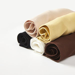 เสื้อครอปถักแบบลำลองสไตล์สตรีทแวร์พื้นฐานสำหรับผู้หญิง ผ้าฝ้ายริบเนื้อนุ่ม ระบายอากาศได้ดี เป็นมิตรกับสิ่งแวดล้อม และป้องกันแบคทีเรีย - Product Image 5