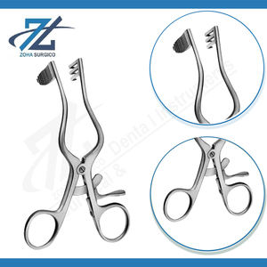 Retractor de Cuero Cabelludo Cairns Curvo, Autoestático, con Hojas Giratorias de 140 mm de Largo, Fabricante de Instrumentos Quirúrgicos en Pakistán - Product Image 3