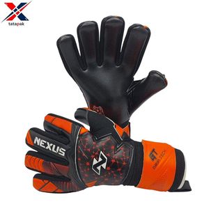 Gants de gardien de but de football personnalisés de haute qualité, cuir respirant, latex naturel, doigts antidérapants, protection extérieure - Product Image 3