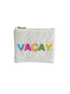 Exclusive Handmade Beaded Sip Sip Hooray Embroidery Coin <b>Purse</b> With <b>Cute</b> Designer Touch And Fancy Statement Style For Girl - Product Image 2