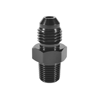 Adaptateur de raccord de tuyau en aluminium droit 4AN mâle à 1/8\" 1/4\" 3/8\" NPT pour remplacement automobile, raccords de système de carburant