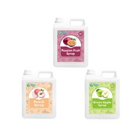 Sirop de fruit de la passion de haute qualité, délicieux assortiment pour cocktails, bouteille de 4 kg, certifié HALAL, jus de fruits, 12 mois