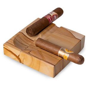 NEW ARRIVAL MODERN EPOXY Modern Design Epoxy Resin & Wood <b>Ashtray</b> Joint Custom Color Logo <b>Portable</b> Indoor and Outdoor - Product Image 1