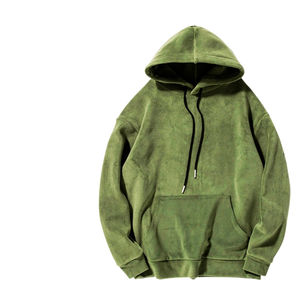 <b>Men's</b> Winter Solid Oversized <b>Thick</b> <b>Fleece</b> Hoodie Premium Warm Comfortable Stylish Casual Streetwear Pullover High Quality - Product Image 6