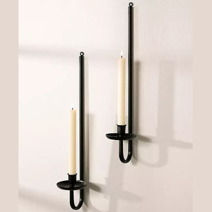 Candelabro de Pared para Oficina, Moderno y Lujoso, Hecho a Mano con Impresión Tipográfica, Decoración para el Hogar, de Metal, Alambre de Hierro, Recubierto de Oro - Product Image 3