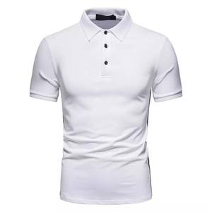 เสื้อโปโลผ้าฝ้ายพลัสไซส์สำหรับผู้ชายเสื้อโปโลผ้าคอตตอนปักโลโก้ได้ตามต้องการ - Product Image 4