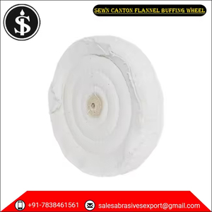 Roues de polissage en flanelle de Canton cousues à 30 plis de diamètre de 6 po pour bijoux - Product Image 3