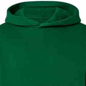 Sweat à capuche surdimensionné en éponge française avec logo personnalisé brodé à ourlet brut 100% coton respirant avec poche d'hiver pour hommes - Product Image 3