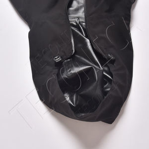 Chaqueta cortavientos Softshell de invierno personalizada Unisex, transpirable, impermeable, para exteriores, con cuello levantado, cierre de cremallera, de talla grande - Product Image 3