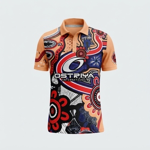 ผู้ผลิตมืออาชีพ เสื้อโปโลผู้ชายลายชนเผ่า สไตล์สตรีทแวร์ลำลอง ระบายอากาศได้ดี แห้งเร็ว ขายดี - Product Image 6