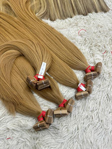 Extensions de cheveux invisibles à clipser, 100% cheveux humains, double trame, vente en gros d'usine - Product Image 3