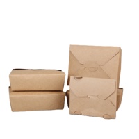 Cajas de Papel para Comida Rápida al por Mayor, Personalizadas, en Oferta, para Llevar Arroz, Estilo KFC, Pollo Frito Francés