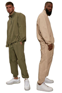 Survêtements coupe-vent en nylon de haute qualité, design personnalisé, blocs de couleur, survêtement de sport pour hommes, survêtements coupe-vent - Product Image 4