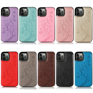 Factory magnetic stand Leather Wallet Flip Cover Mobile Phone Cases for <b>iPhone</b> PU phone bags for Galaxy case pouch for Pixel - Product Image 1