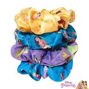 Accessoires pour cheveux de princesse, chouchous imprimés, attaches pour queues de cheval, 150 unités, vente en gros, carton, livraison gratuite, la collection sous licence HER - Product Image 1