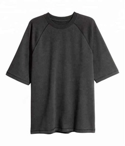 Camiseta de fitness de gimnasio de gran tamaño para hombre de alta calidad Camiseta de entrenamiento deportivo de algodón 100% - Product Image 2