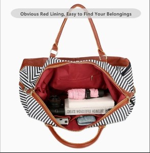 Wholesale Factory Price Blue Custom Printed Outdoor Business Duffel Travel <b>Bag</b> <b>for</b> Men Women Cotton Canvas Twill Large Capacity - Product Image 6