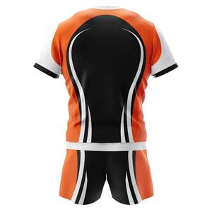 Uniformes deportivos de entrenamiento de rugby personalizables unisex transpirable OEM estampado digital Spandex/algodón de talla grande uniforme de alta calidad - Product Image 5