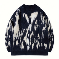 Pull à fourrure personnalisé pour hommes Pull en tricot Manteau d'hiver Fabricant chinois Col en V Tricots Pull en tricot pour hommes