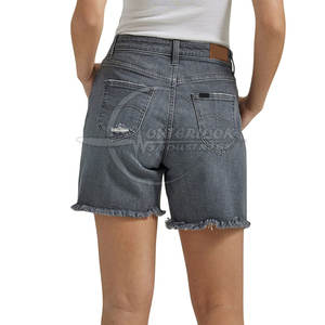 Short en jean sans couture décontracté taille haute pour femme été respirant parfait du Pakistan - Product Image 3