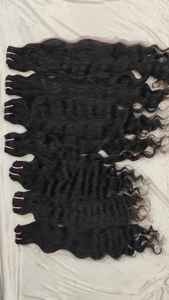 Proveedor de cabello de templo indio crudo de la India, vendedores de cabello indio virgen natural de cabello crudo, extensiones de cabello indio Remy 100% cabello humano - Product Image 4