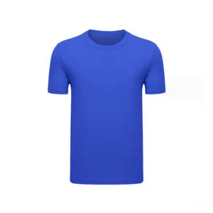 2025 nouveauté bas quantité minimale de commande 100% coton Sublimation Polyester tissu doux Logo personnalisé blanc plaine hommes t-shirts - Product Image 2