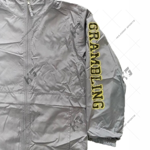 Grambling เสื้อแจ็กเก็ตกันฝนของมหาวิทยาลัยเสื้อแจ็กเก็ตแนวกรีกพิมพ์โลโก้ที่กำหนดเอง | ฤดูใบไม้ร่วงฤดูใบไม้ผลิ | แจ็คเก็ต gsu - Product Image 3