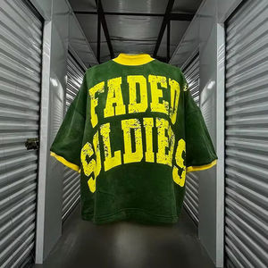 Camiseta de fútbol de Jersey de ropa de calle personalizada 100% poliéster bordado sublimación camisetas de fútbol americano camiseta - Product Image 4