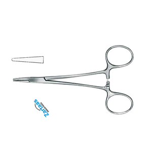 Portaagujas HALSEY de Acero Inoxidable de Alta Calidad, 13 cm, Mandíbulas Lisas, Fabricante de Instrumentos Quirúrgicos - Product Image 4