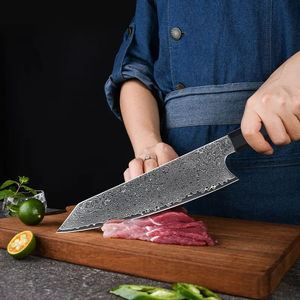 Cuchillo de Cocina Kiritsuke Japonés Premium de Acero Damasco de 67 Capas, Acero al Carbono para Cortar Alimentos, Mango Octagonal G10 - Product Image 4