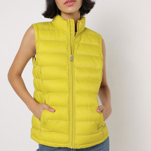 Chaleco acolchado ligero elegante de calidad superior de fábrica directa para mujer, forro de nailon, tela de lona, transpirable de alta venta - Product Image 2