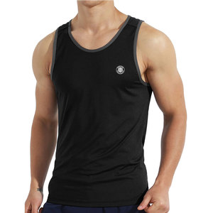 Vêtements de sport, débardeur pour homme à séchage rapide, coton et polyester, débardeur de haute qualité en stock - Product Image 1