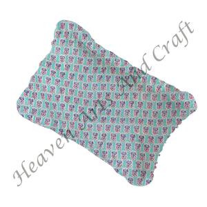 Colorful Hand Block Print Ruffle Pillow Case Vintage Pattern Cotton Ruffle Pillowcase <b>For</b> Home Living Room Or Hotel Use - Product Image 6