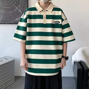 Polos para hombre Desiger Polos de hombre Color sólido Hombres Algodón Camisa de manga corta Ropa jerseys Golf Tenis Polos - Product Image 3