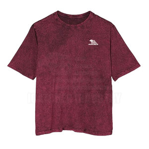 T-shirt de créateur personnalisé pour homme 100% coton T-shirt homme lavé à l'acide T-shirt léger pour homme - Product Image 1