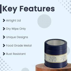 Tarro artesanal elegante de materiales de primer nivel con tapa para Decoración de cocina y almacenamiento de condimentos suministrado a granel - Product Image 4