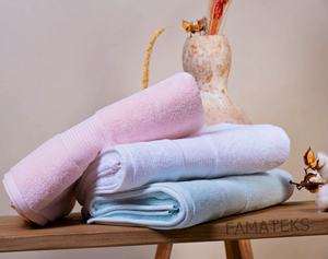 Súper absorbente sensación de lujo suave 100 algodón peinado turco personalizado Dobby borde toallas de baño respetuoso con el medio ambiente textiles para el hogar - Product Image 5