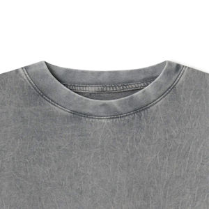 เสื้อยืดผ้าคอตตอนทรงบ็อกซี่เข้ารูปไหล่คอเสื้อปรับแต่งได้ตามต้องการ - Product Image 3