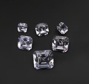 Moissanita de 9 mm con Corte Asscher de 3.75 Quilates, con Certificado, Ecológica, Cultivada en Laboratorio, Alternativa Brillante al Diamante, Sostenible - Product Image 1