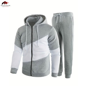 Chándal de Invierno para Hombre, 100% Algodón, Felpa, Color Sólido, Nueva Llegada, Alta Calidad, Talla Grande, Ajustable, Transpirable, Ligero - Product Image 3