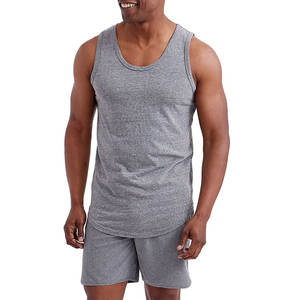 Singlet de sport pour homme, entraînement, fitness, polyester, musculation, débardeur sans manches, t-shirts - Product Image 5