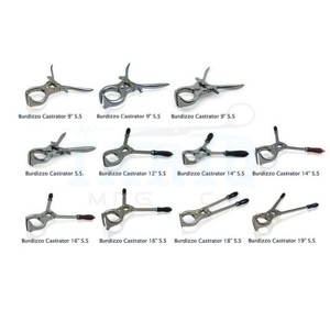 Pinzas de Castración de Acero Inoxidable Reutilizables de Alta Calidad, Aplicador de Castración Veterinaria para Animales, Tamaños Personalizados - Product Image 2