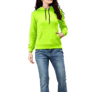 Sudadera con capucha unisex con capucha y bordado de alta calidad estilo Streetwear personalizado completo para mujer - Product Image 3