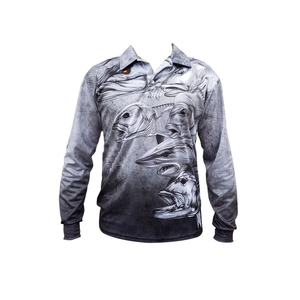 เสื้อโปโลสำหรับใส่ตกปลาของผู้ชายเสื้อเชิ๊ตโปโลพิมพ์ลายแบบกำหนดเองคุณภาพสูงชุดตกปลาผ้าโพลีเอสเตอร์100% - Product Image 2