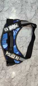 Collier pour animaux de compagnie en nylon de luxe réglable avec impression policière laisse et harnais pour chiens mignons produits pour animaux de compagnie colliers pour animaux de compagnie - Product Image 2