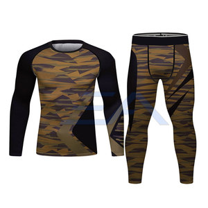 Conjunto de Trajes de Compresión de Color Contraste, Cintura Elástica de Otoño, Alta Calidad, Ecológico, Transpirable, Hecho en Pakistán - Product Image 1